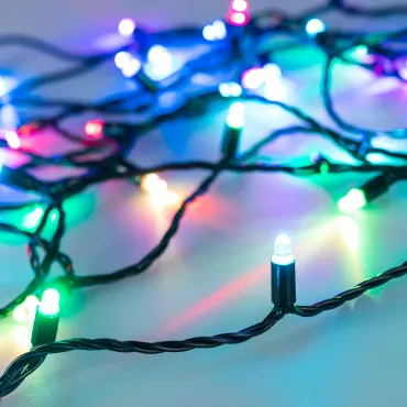 Arlight Светодиодная гирлянда ARD-STRING-CLASSIC-6000-BLACK-40LED-LIVE RGB-SPI 12В 26Вт Ardecoled IP65 031519