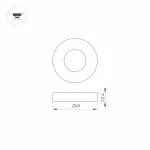 Arlight Накладка ART-DECK-CAP-ROLL-R50 SL STEEL Металл 024930