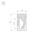 Arlight Силиконовый профиль WPH-FLEX-1018-SIDE-S10-20м WHITE Силикон 041089