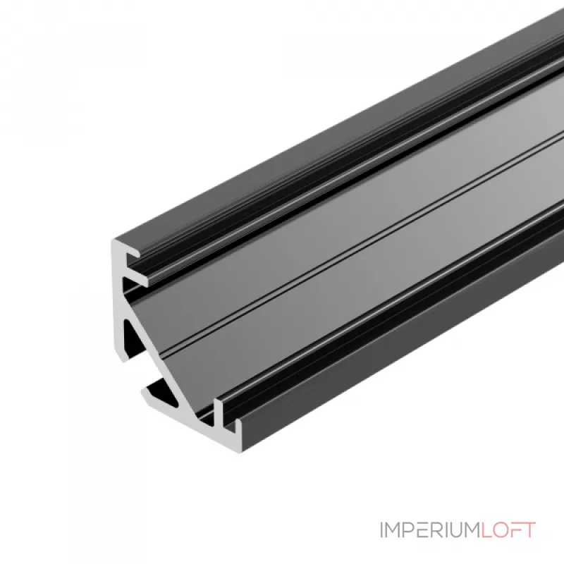 Arlight Профиль SL-KANT-H10-2000 BLACK Алюминий 049014