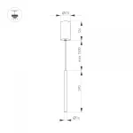 Светильник SP-UMBRA-HANG-V-L600-10Вт Warm3000 WH 120 deg 230В Arlight IP20 036949(1)