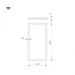 Arlight Светильник DL-INTENSO-S300x600-28Вт Warm3000 WH 120 deg CRI90 230В IP40 043554