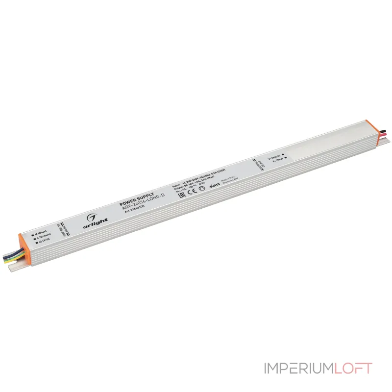 Arlight Блок питания ARV-24036-LONG-D 24В 1.5A 36Вт IP20 026421(2)