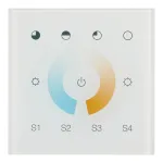 Arlight INTELLIGENT ARLIGHT Сенсорная панель DALI-901-11-1G-4SC-MIX-DT8-IN White BUS/230В INTELLIGENT IP20 037196