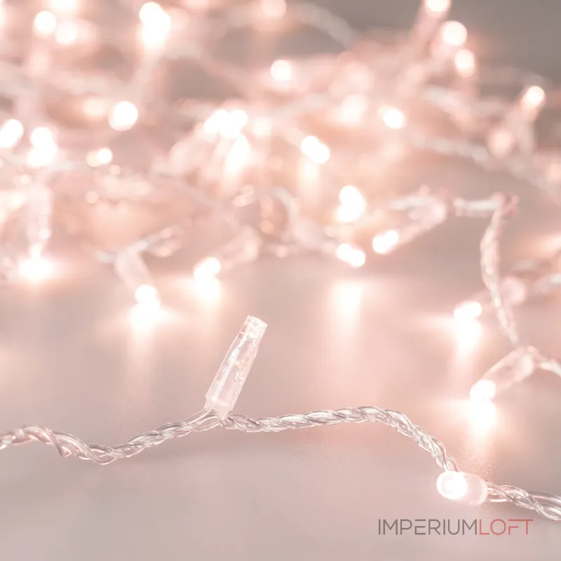 Arlight Светодиодная гирлянда ARD-STRING-CLASSIC-10000-CLEAR-100LED-STD Rose Gold 230В 7Вт Ardecoled IP65 025789