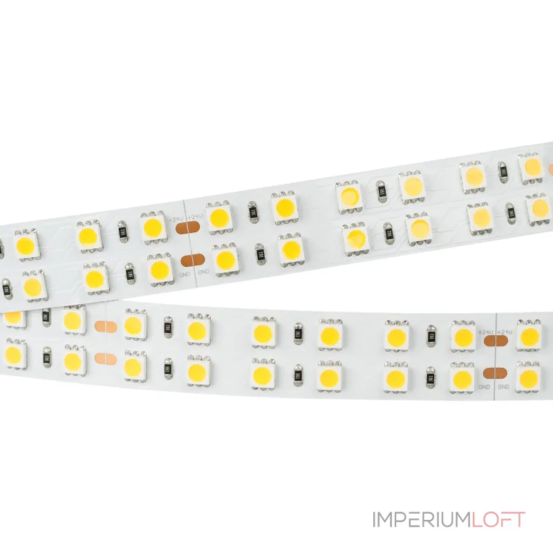 Arlight Светодиодная лента RT 2-5000 24В Warm2700 2x2 5060 720 LED LUX 34.4 Вт/м IP20 012443