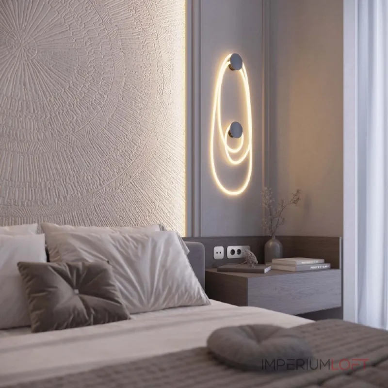 Крепление MOONLIGHT-BASE-ROUND-D18-L Silver Arlight Металл 046090