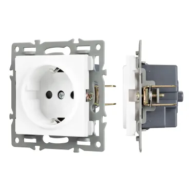 Arlight Механизм электрической розетки SCT-MEU1-PL-WH 250В 16A 043730