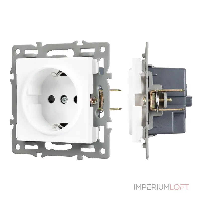 Arlight Механизм электрической розетки SCT-MEU1-PL-WH 250В 16A 043730