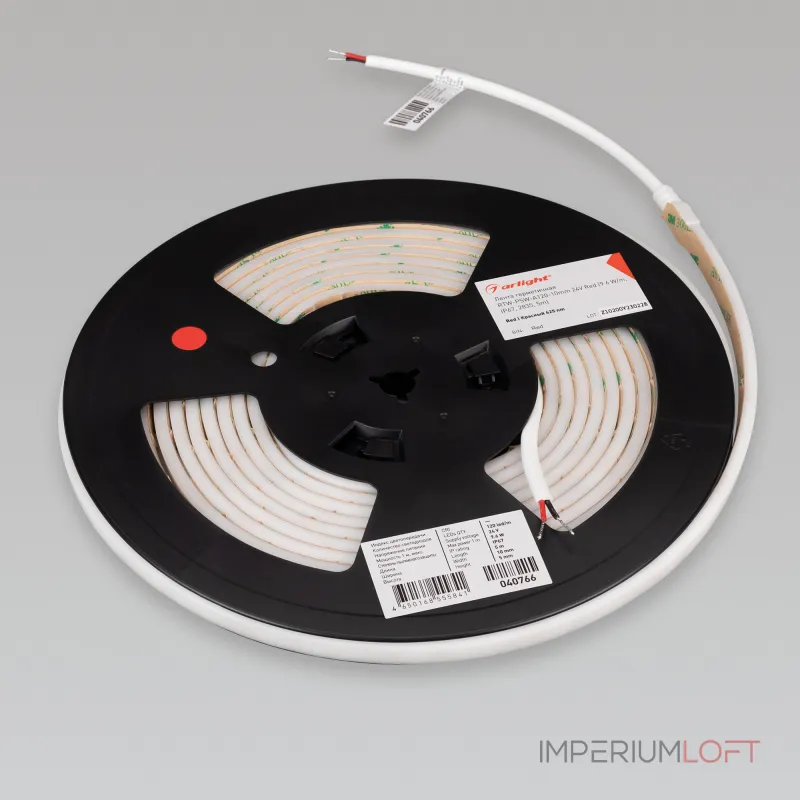 Лента герметичная RTW-PSW-A120-10mm 24В Red 9.6 В/м IP67 2835 5м Arlight 040766 Лента герметичная RTW-PSW-A120-10mm 24В Red 9.6 В/м IP67 2835 5м Arlight 040766