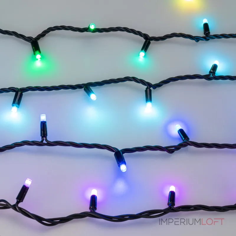 Arlight Светодиодная гирлянда ARD-STRING-PRO-10000-BLACK-100LED-LIVE RGB-DMX 24В 10Вт Ardecoled IP65 031750 Arlight Светодиодная гирлянда ARD-STRING-PRO-10000-BLACK-100LED-LIVE RGB-DMX 24В 10Вт Ardecoled IP65 031750