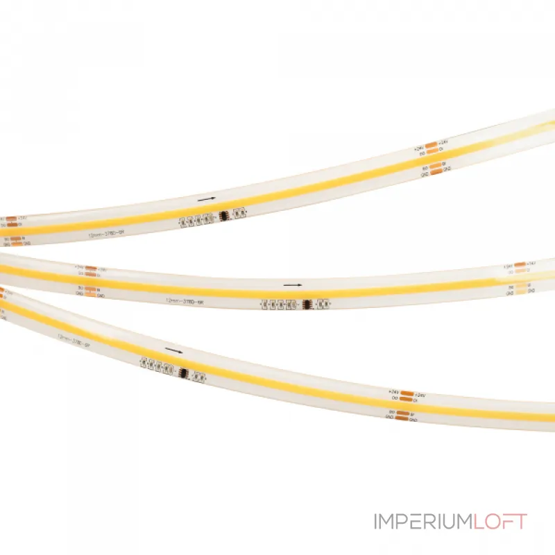 Arlight Лента герметичная SPI-COB-SE-X378-12mm 24В Warm3000-PX63-BPT 7 В/м IP65 5м 041739 Arlight Лента герметичная SPI-COB-SE-X378-12mm 24В Warm3000-PX63-BPT 7 В/м IP65 5м 041739