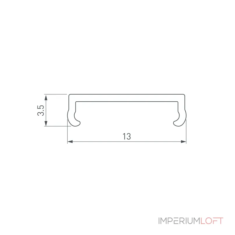 Экран PLINTUS-H73-F-2000 Opal Arlight 043594 Экран PLINTUS-H73-F-2000 Opal Arlight 043594