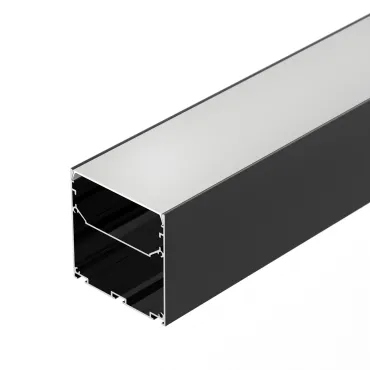 Профиль LINE-S-7575-3000 BLACK Arlight Алюминий 041857 Профиль LINE-S-7575-3000 BLACK Arlight Алюминий 041857