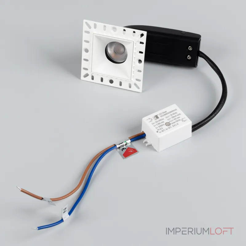 Arlight Светильник MS-RIALTO-TRIMLESS-S40x40-9Вт Day4000 WH 36deg 230В IP20 048327