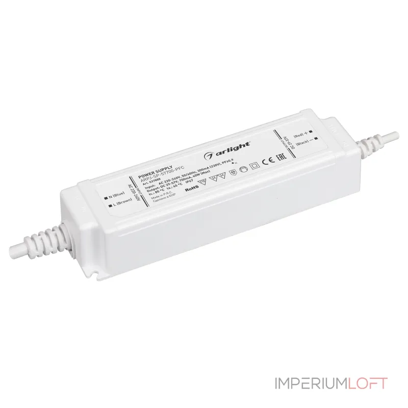 Arlight Блок питания ARPJ-SP-57700-PFC 40Вт 29-57В 0.7A IP67 037888