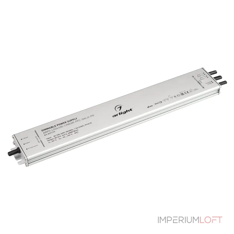 Arlight Блок питания ARPV-LG24400-LINEAR-PFC-DALI2-PD 24В 16.7A 400Вт IP67 037775