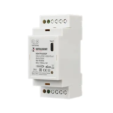 Arlight INTELLIGENT ARLIGHT Контроллер DALI-LOGIC-USB-PS-x1 BUS/230В IARL IP20 044836 Arlight INTELLIGENT ARLIGHT Контроллер DALI-LOGIC-USB-PS-x1 BUS/230В IARL IP20 044836