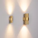 Arlight Светильник SP-SPICY-WALL-MINI-TWIN-S104x39-2x3Вт Warm3000 GD 40 deg 230В IP20 035562