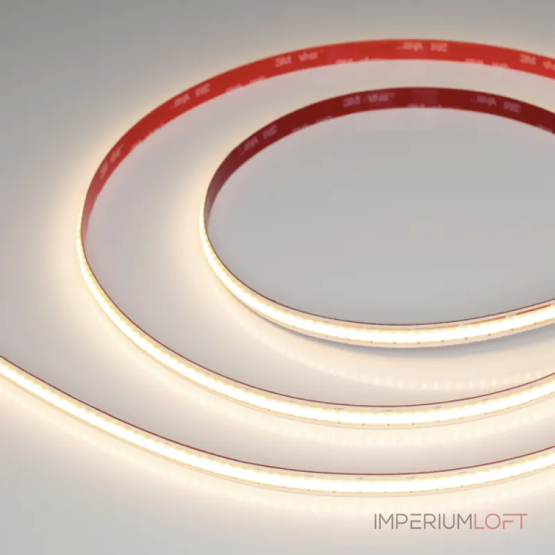 Лента COB-X480-10mm 24В Warm3000 10 В/м IP20 5м Arlight Свободная резка 044196