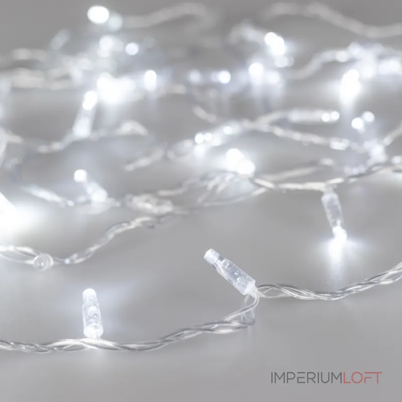 Arlight Светодиодная гирлянда ARD-STRING-CLASSIC-1000-CLEAR-100LED-PULSE White 230В 7Вт Ardecoled IP65 031638