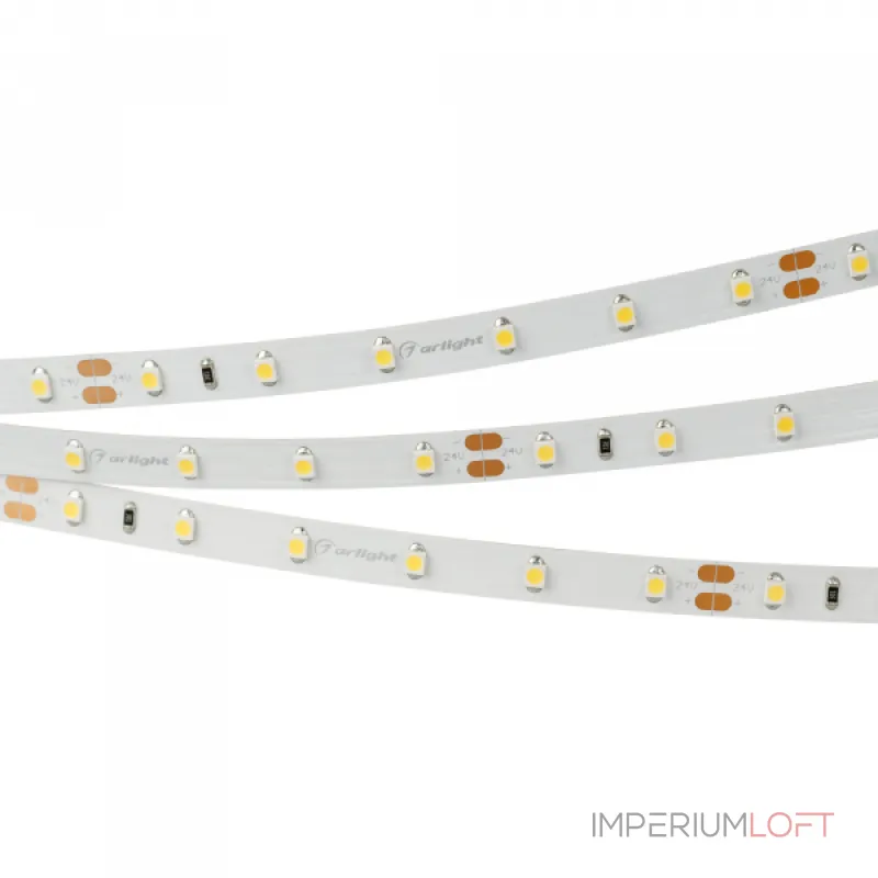 Arlight Лента RT-A60-8mm 24В Warm3000 4.8 В/м IP20 2835 50м 4.8 Вт/м IP20 024584(2)