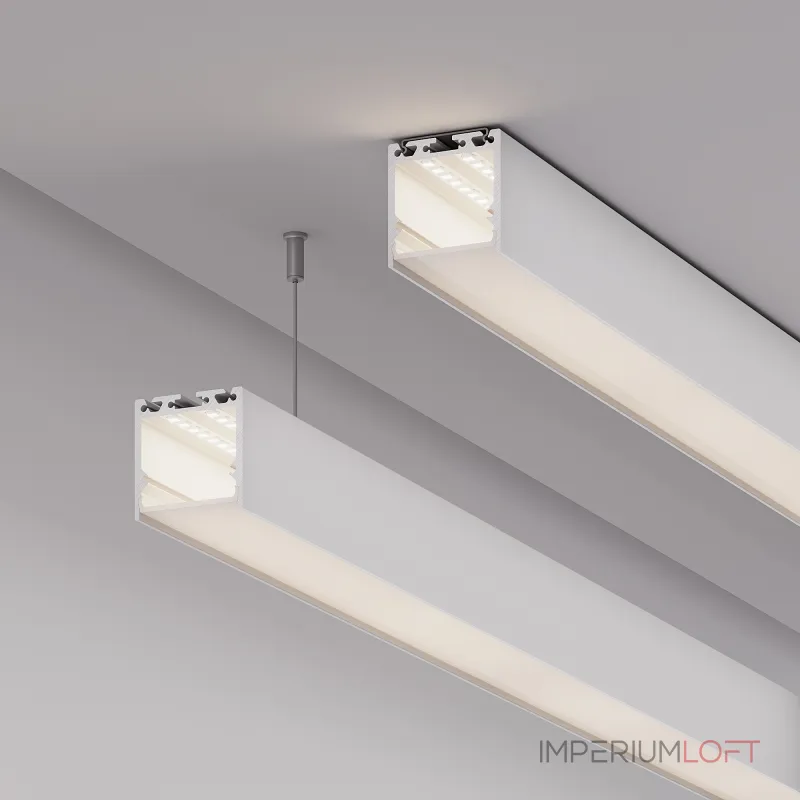 Arlight Профиль с экраном SL-LINE-3535-2500 WHITE+OPAL Алюминий 036302