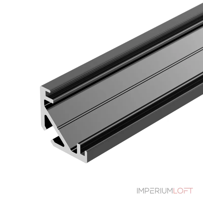 Arlight Профиль SL-KANT-H10-2000 BLACK Алюминий 049014