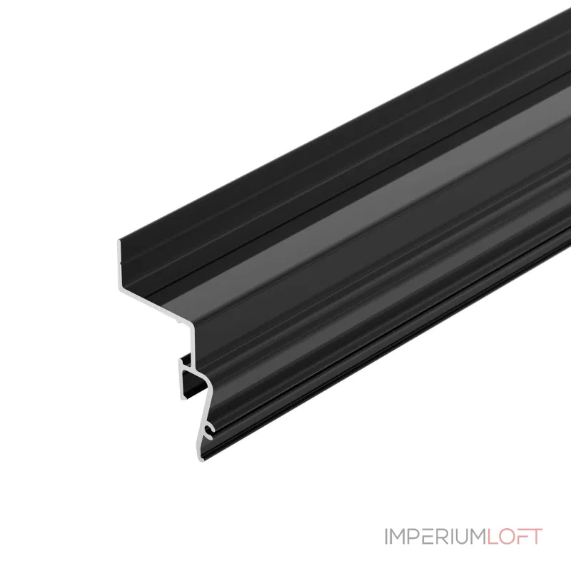 Arlight Профиль STRETCH-SHADOW-2000 BLACK A2-CONTOUR-PRO Алюминий 039510