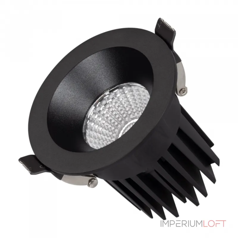 Светильник MS-ATOLL-BUILT-R86-10Вт Warm3000 BK 60 deg 230В Arlight IP54 041573