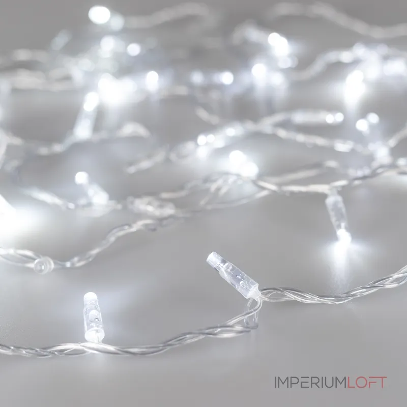 Arlight Светодиодная гирлянда ARD-STRING-CLASSIC-1000-CLEAR-100LED-PULSE White 230В 7Вт Ardecoled IP65 031638