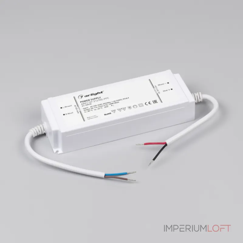 Arlight Блок питания ARPJ-SP-214700-PFC 150Вт 107-214В 0.7A IP67 039720 Arlight Блок питания ARPJ-SP-214700-PFC 150Вт 107-214В 0.7A IP67 039720