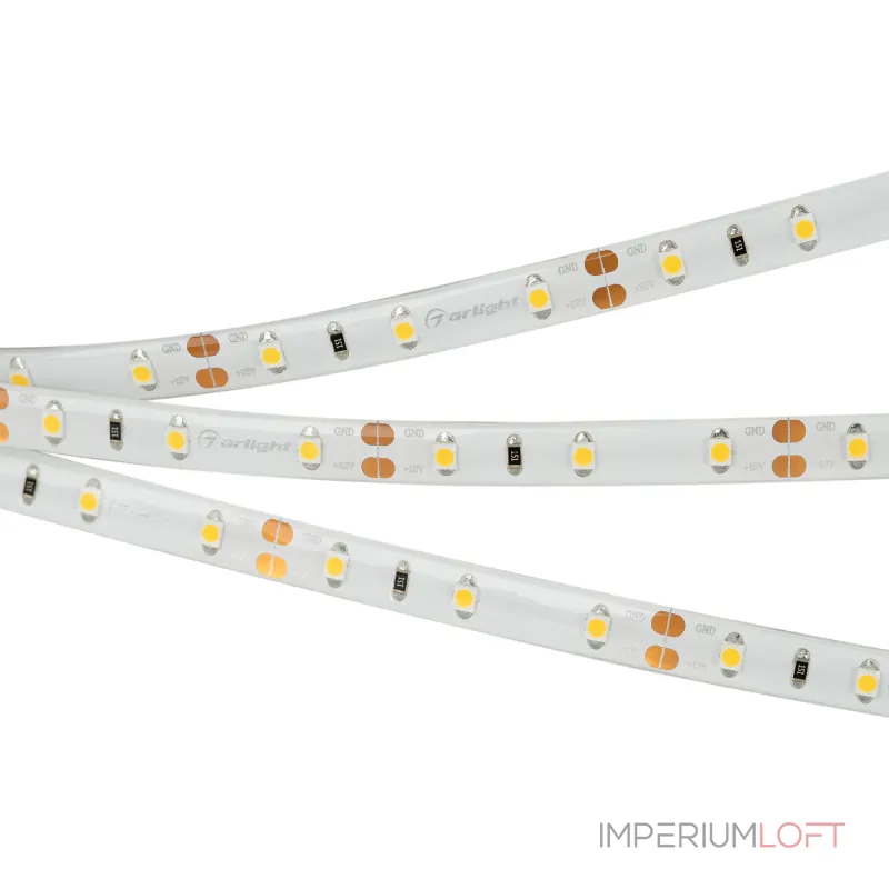 Arlight Лента герметичная RTW-SE-A60-8mm 12В White6000 4.8 В/м IP65 2835 5м 4.8 Вт/м IP65 014627(2)