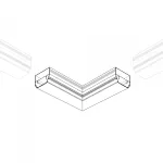 Arlight Угол STRETCH-S-35-CEIL-CENTER-90 GAMMA35 Металл 041201