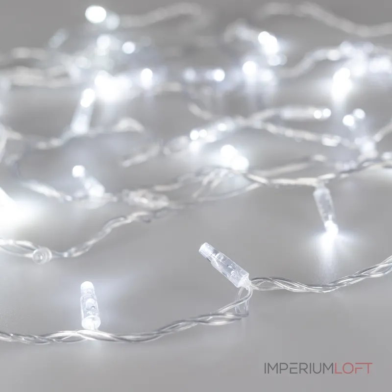 Arlight Светодиодная гирлянда ARD-STRING-CLASSIC-1000-CLEAR-100LED-PULSE White 230В 7Вт Ardecoled IP65 031638