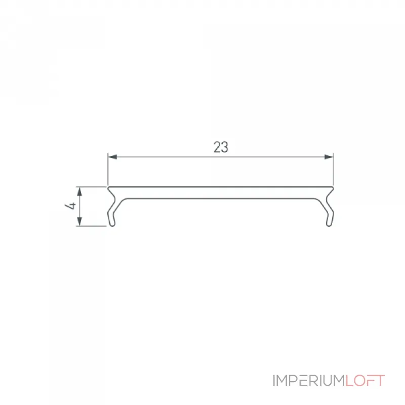 Arlight Экран MAT-L-10000 для профиля PLS-LOCK 036119 Arlight Экран MAT-L-10000 для профиля PLS-LOCK 036119