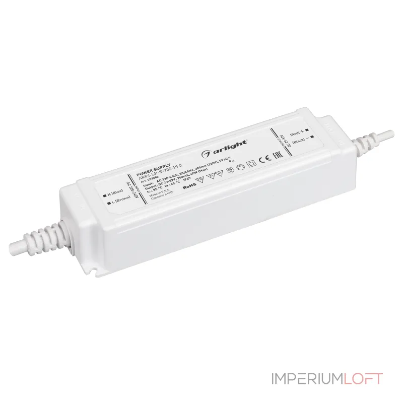 Arlight Блок питания ARPJ-SP-57700-PFC 40Вт 29-57В 0.7A IP67 037888