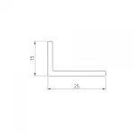 Arlight Уголок ARH-W25х15х2-2000 ANOD Алюминий 053358