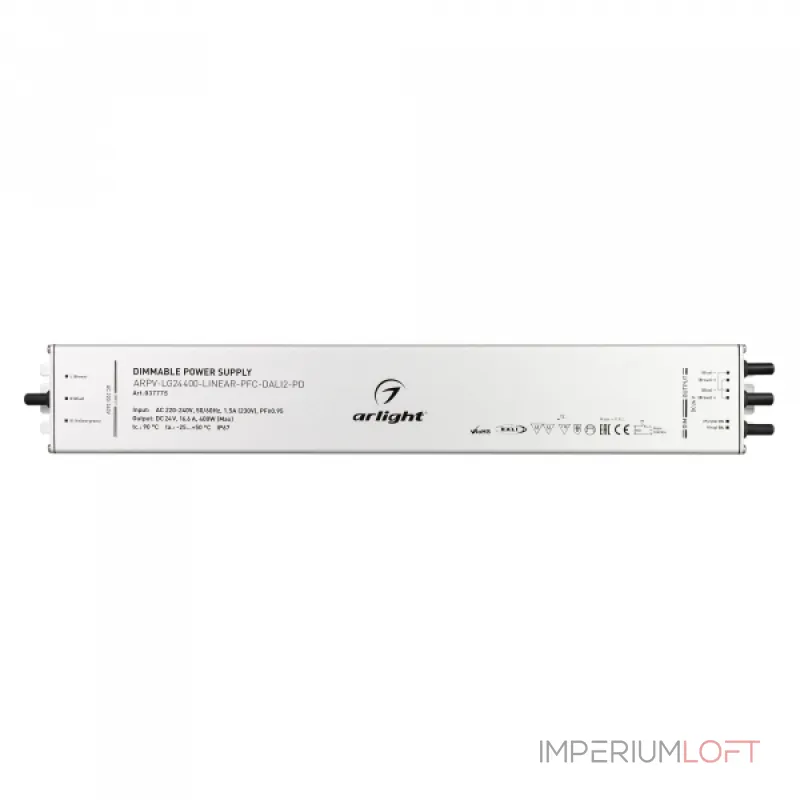 Arlight Блок питания ARPV-LG24400-LINEAR-PFC-DALI2-PD 24В 16.7A 400Вт IP67 037775