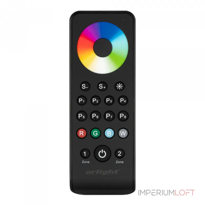 Arlight Пульт SMART-R43-RGBW Black 2 зоны 2.4G IP20 031938