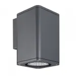 Светильник LGD-EVO-WALL-S100x100-12Вт Warm3000 GR 44 deg 230В Arlight IP54 046193