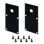 Заглушка LINE-S-3667 BLACK с отверстием Arlight Металл 042915
