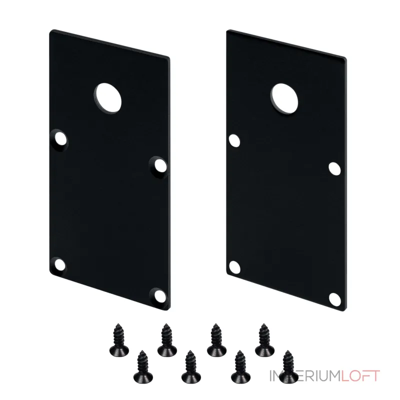 Заглушка LINE-S-3667 BLACK с отверстием Arlight Металл 042915 Заглушка LINE-S-3667 BLACK с отверстием Arlight Металл 042915