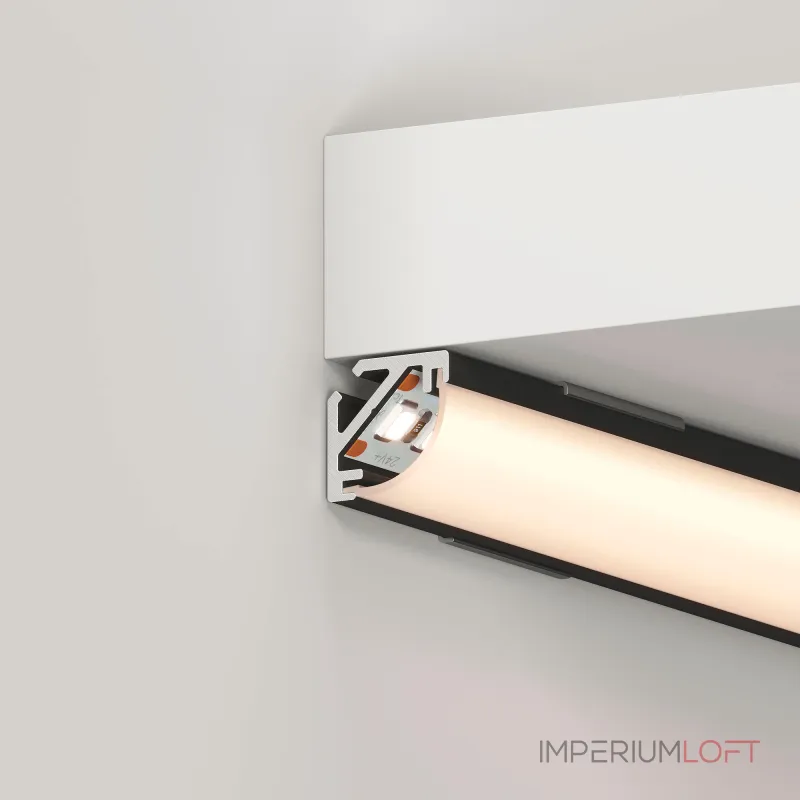 Arlight Профиль SL-KANT-H10-2000 BLACK Алюминий 049014