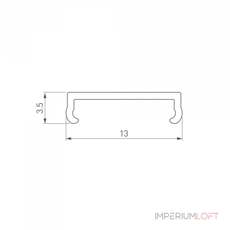 Экран PLINTUS-H73-F-2000 Opal Arlight 043594 Экран PLINTUS-H73-F-2000 Opal Arlight 043594