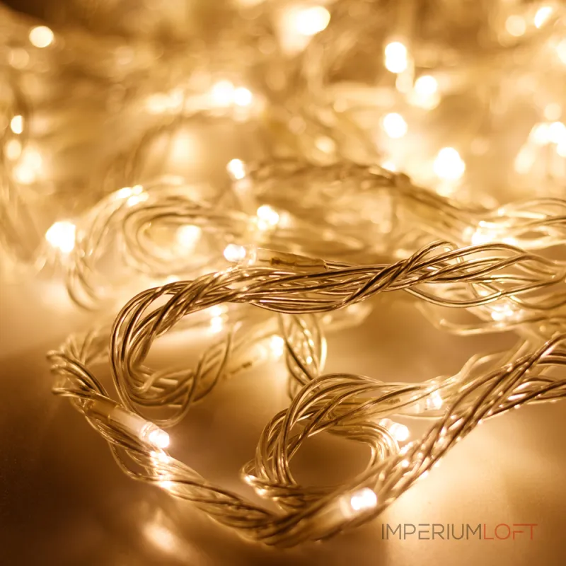 Arlight Светодиодная гирлянда ARD-STRING-HOME-10000-CLEAR-99LED-RUN WARM 230В 10.5Вт Ardecoled IP20 025917