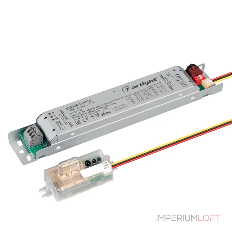Блок питания SPV-40-SDL-PFC 40Вт 65-120В 0.2-0.35A Arlight IP20 041352