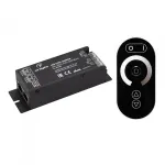 Arlight Диммер ARL-3022-OVAL-DIM Black 12-24В 1x25A ПДУ RF IP20 027150