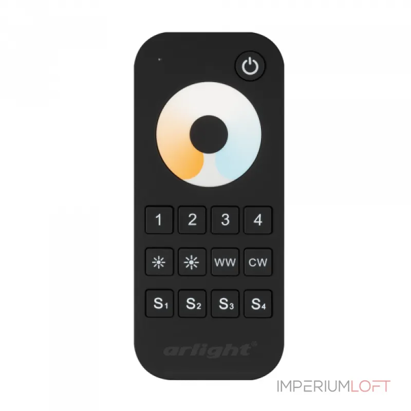 Arlight Пульт SMART-R34-MIX Black 4 зоны 2.4G IP20 031936