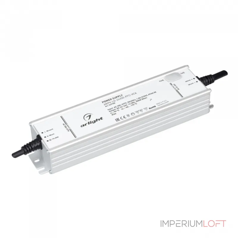 Arlight Блок питания ARPV-LG-24350-PFC-VCA 22-26В 14.58A 350Вт IP65 047708 Arlight Блок питания ARPV-LG-24350-PFC-VCA 22-26В 14.58A 350Вт IP65 047708